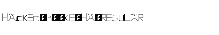 font Hacked-by-ke$ha-Regular download