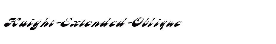 font Haight-Extended-Oblique download