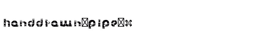 font Handdrawn-Pipe-X download