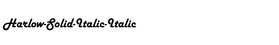 font Harlow-Solid-Italic-Italic download