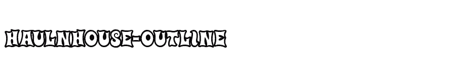 font Haulnhouse-Outline download