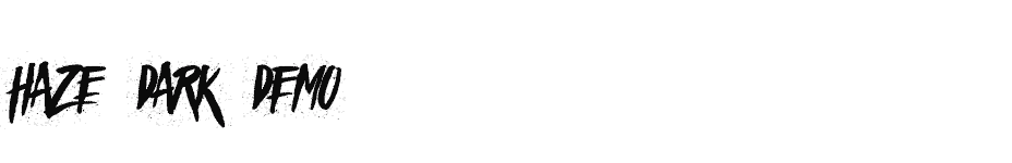 font Haze-Dark-Demo download