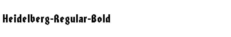 font Heidelberg-Regular-Bold download