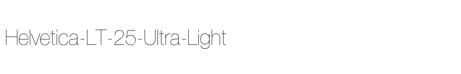 font Helvetica-LT-25-Ultra-Light download
