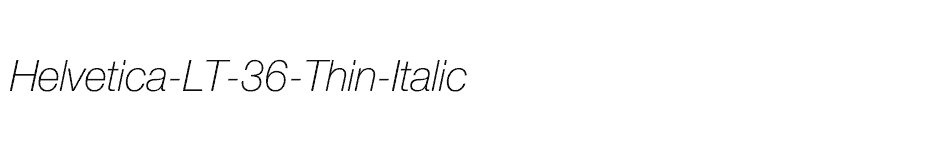 font Helvetica-LT-36-Thin-Italic download