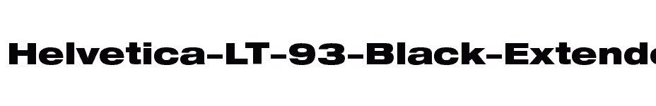 font Helvetica-LT-93-Black-Extended download