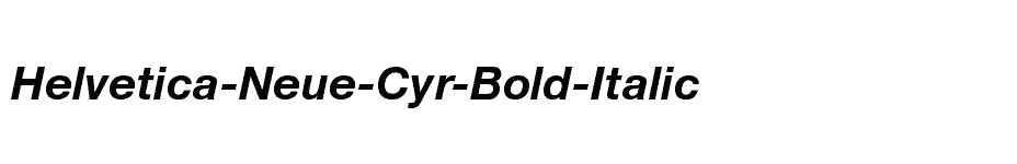 font Helvetica-Neue-Cyr-Bold-Italic download