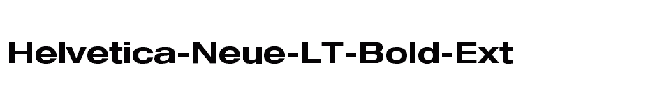 font Helvetica-Neue-LT-Bold-Ext download