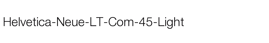 font Helvetica-Neue-LT-Com-45-Light download