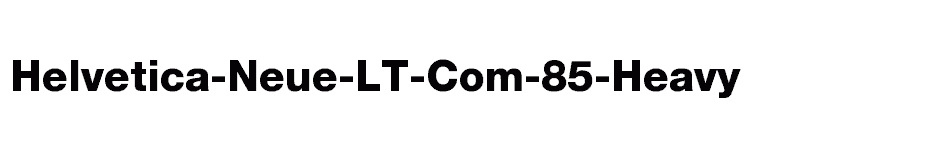 font Helvetica-Neue-LT-Com-85-Heavy download