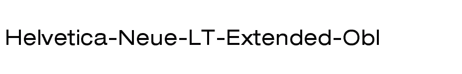 font Helvetica-Neue-LT-Extended-Obl download