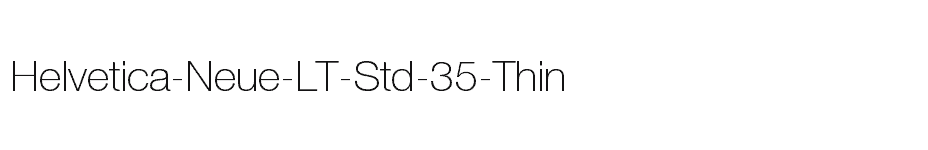 font Helvetica-Neue-LT-Std-35-Thin download
