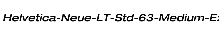 font Helvetica-Neue-LT-Std-63-Medium-Extended-Oblique download
