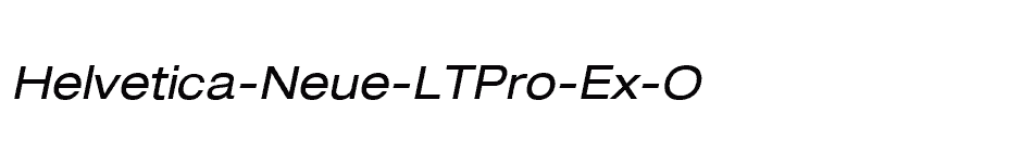 font Helvetica-Neue-LTPro-Ex-O download