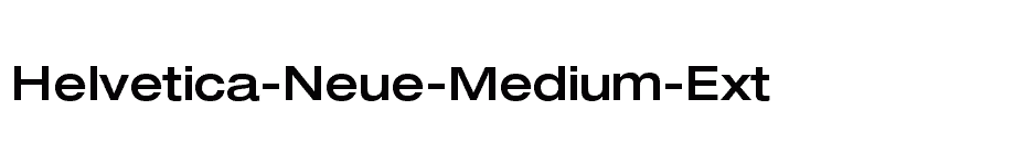 font Helvetica-Neue-Medium-Ext download