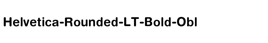 font Helvetica-Rounded-LT-Bold-Obl download
