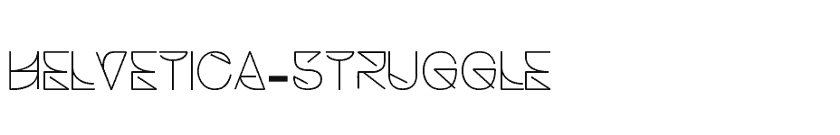 font Helvetica-Struggle download