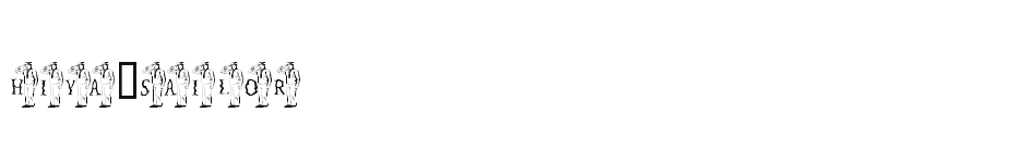 font Hiya-Sailor download