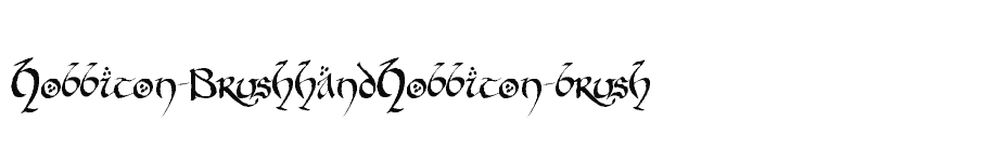 font Hobbiton-BrushhandHobbiton-brush download