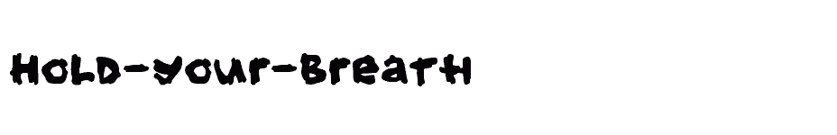 font Hold-your-breath download