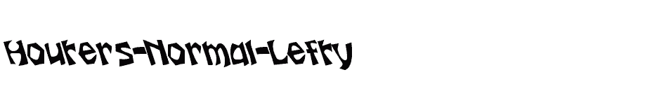 font Houters-Normal-Lefty download