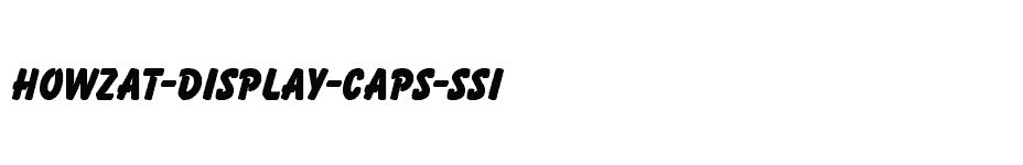 font Howzat-Display-Caps-SSi download