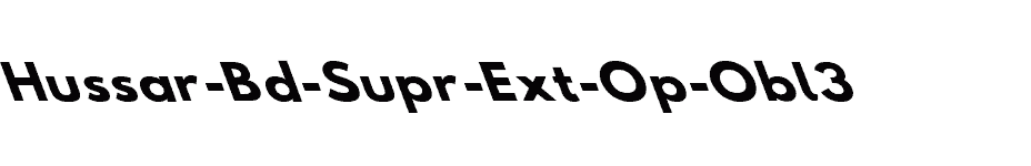 font Hussar-Bd-Supr-Ext-Op-Obl3 download