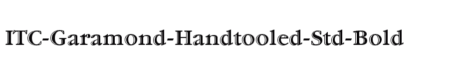 font ITC-Garamond-Handtooled-Std-Bold download