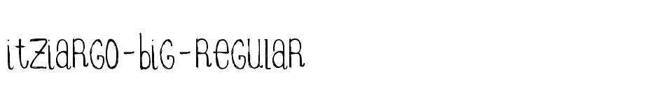 font ITZIARGO-BIG-Regular download