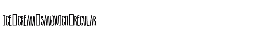 font Ice-Cream-Sandwich-Regular download