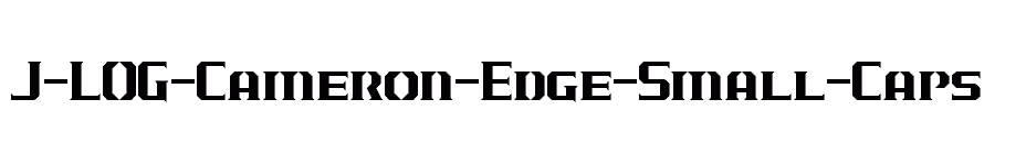 font J-LOG-Cameron-Edge-Small-Caps download