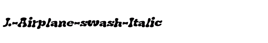font J.-Airplane-swash-Italic download