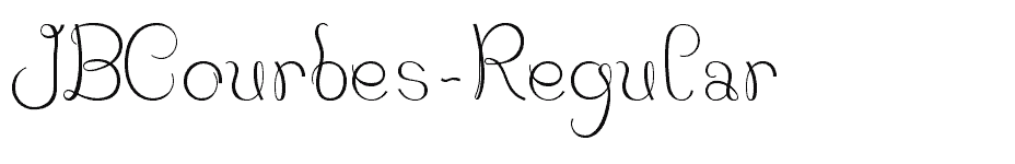 font JBCourbes-Regular download