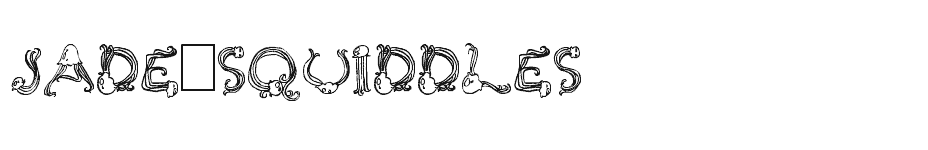 font Jade-Squiddles download