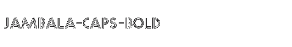 font Jambala-Caps-Bold download