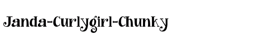 font Janda-Curlygirl-Chunky download