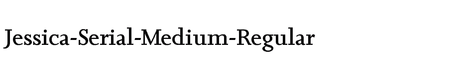 font Jessica-Serial-Medium-Regular download