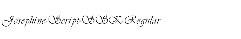 font Josephine-Script-SSK-Regular download