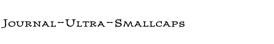font Journal-Ultra-Smallcaps download