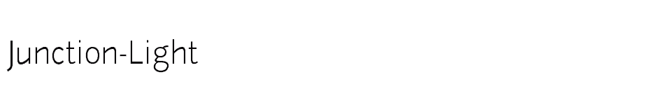 font Junction-Light download
