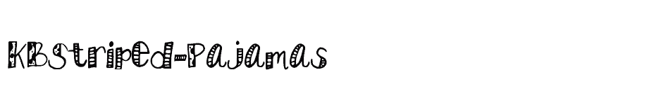 font KBStriped-Pajamas download