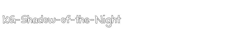 font KG-Shadow-of-the-Night download