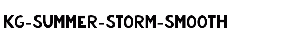 font KG-Summer-Storm-Smooth download