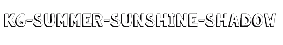 font KG-Summer-Sunshine-Shadow download