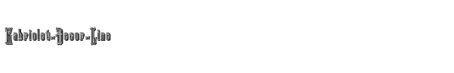 font Kabriolet-Decor-Line download
