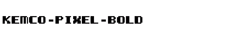font Kemco-Pixel-Bold download