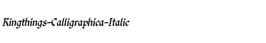 font Kingthings-Calligraphica-Italic download