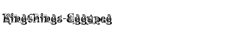 font Kingthings-Eggypeg download