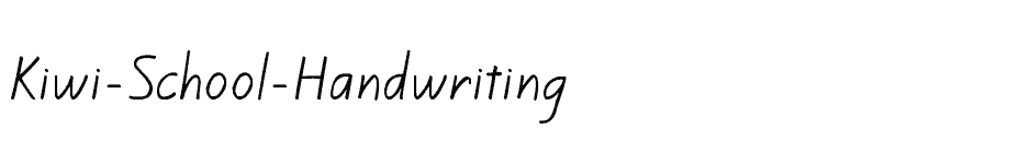 font Kiwi-School-Handwriting download