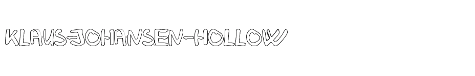 font Klaus-Johansen-hollow download